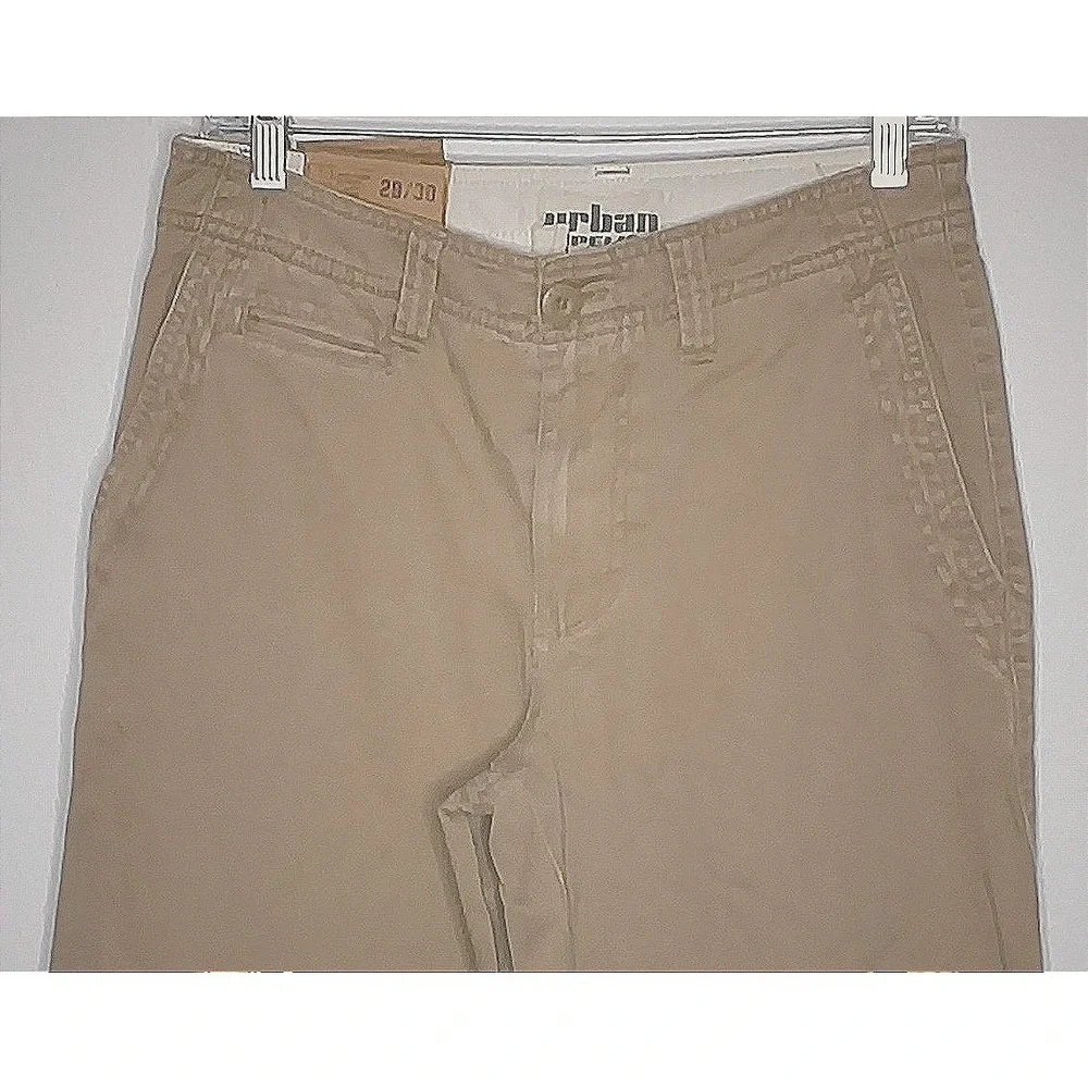 Workwear Urban Pipeline Chino Pants Mens 29x30 Brown Twill Straight Leg
